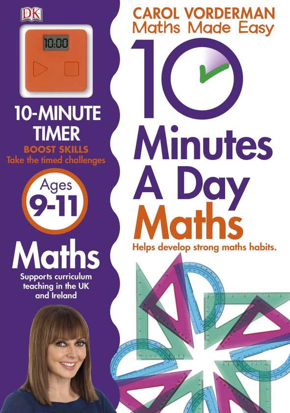 [object Object] «10 Minutes a Day Maths Ages 9-11 Key Stage 2», автор Кэрол Вордерман - фото №1