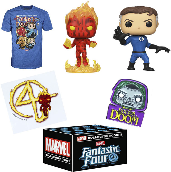  «Коллекционный набор Funko Pop! Fantastic Four M (45777)», бренда Funko - фото №1