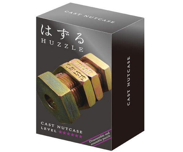 «Металлическая головоломка Hanayama Huzzle Nutcase 6 Крепкий орешек (515114)», бренда Hanayama - фото №1