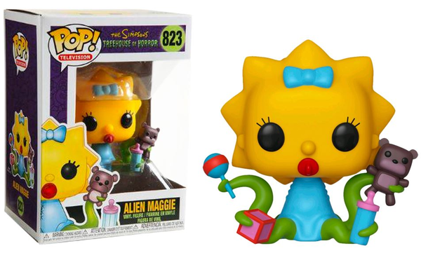  «Коллекционная фигурка Funko POP! Simpsons Alien Maggie (39727)», бренда Funko Pop - фото №1