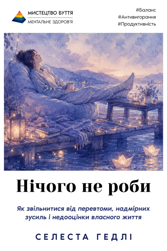 Бумажная книга «Нічого не роби. Як звільнитися від перевтоми, надмірних зусиль і недооцінки власного життя», автор Селеста Хэдли - фото №1