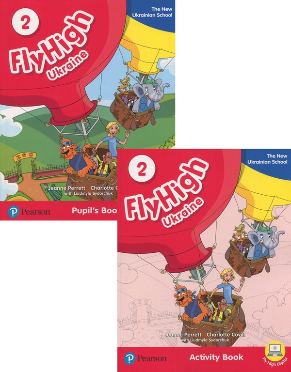 [object Object] «Fly High 2 (комплект із 2 книг)», авторів Жанна Перретт, Шарлотт Ковілл, Людмила Сидорчук - фото №2 - мініатюра