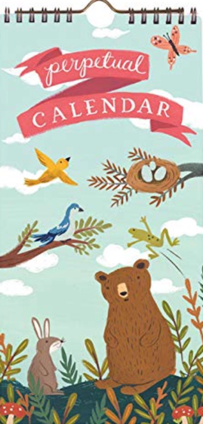 Бумажная книга «Forest Friends Perpetual Calendar» - фото №1