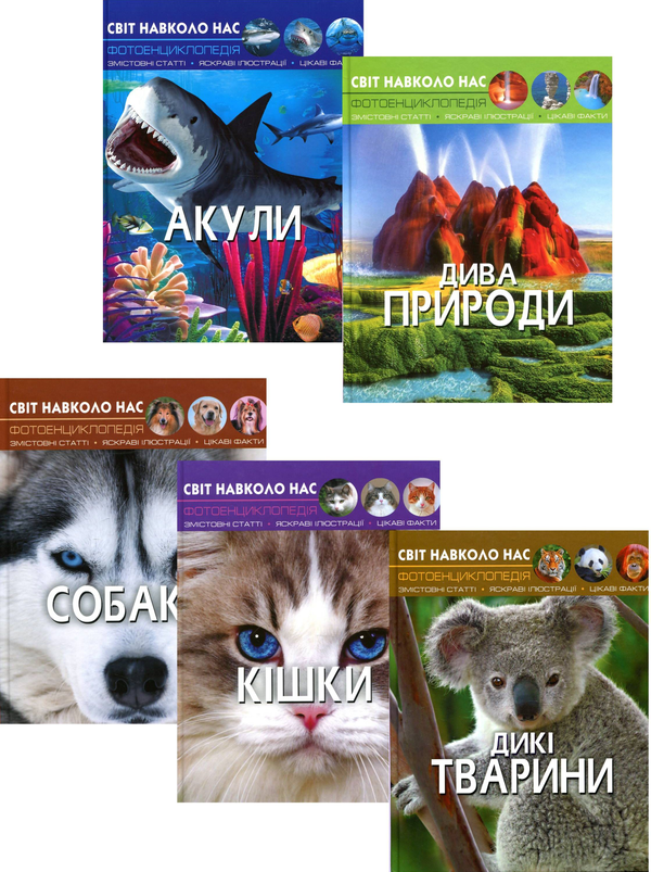 [object Object] «Світ навколо нас (комплект із 5 книг)», автор Тамара Протасовицкая - фото №1