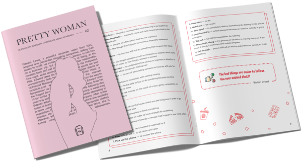 Бумажная книга «Журнал для вивчення англійської мови по фільмах. Pretty Woman (А2)» - фото №1