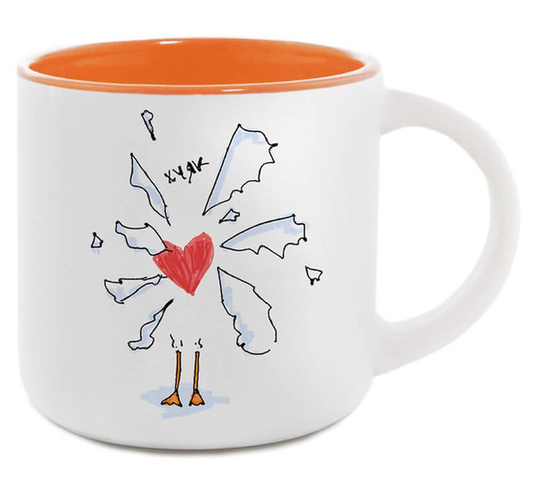  «Чашка Gifty Любовка Orange (AA-0103395)», бренда Gifty - фото №1