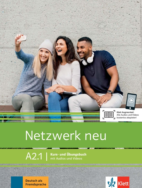 [object Object] «Netzwerk neu A2.1 Kurs- und Übungsbuch mit Audios und Videos», авторов Хелен Шмитц, Пол Руш, Стефани Денглер - фото №1