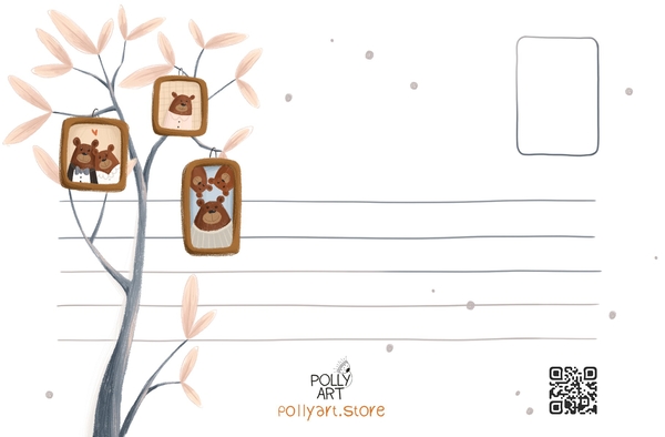 «Листівка PollyArt Теплі таткові обійми», бренда PollyArt - фото №1
