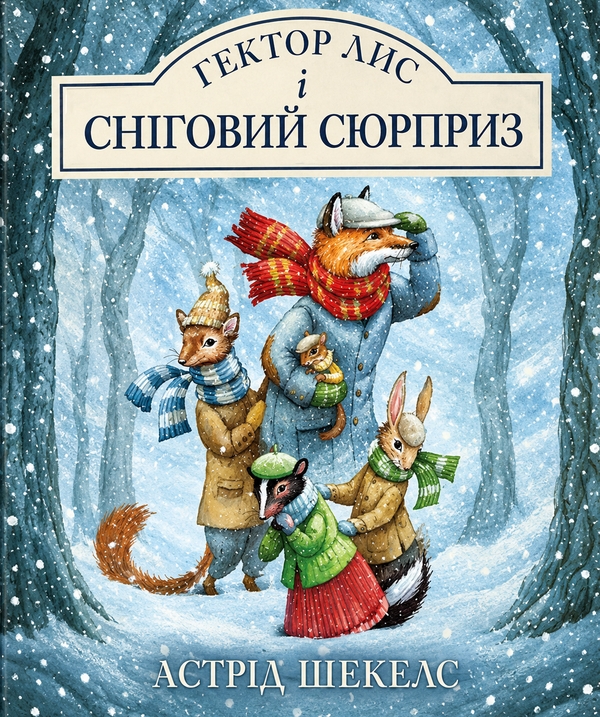 Бумажная книга «Гектор Лис і Сніговий сюрприз», автор Астрид Шекелс - фото №1