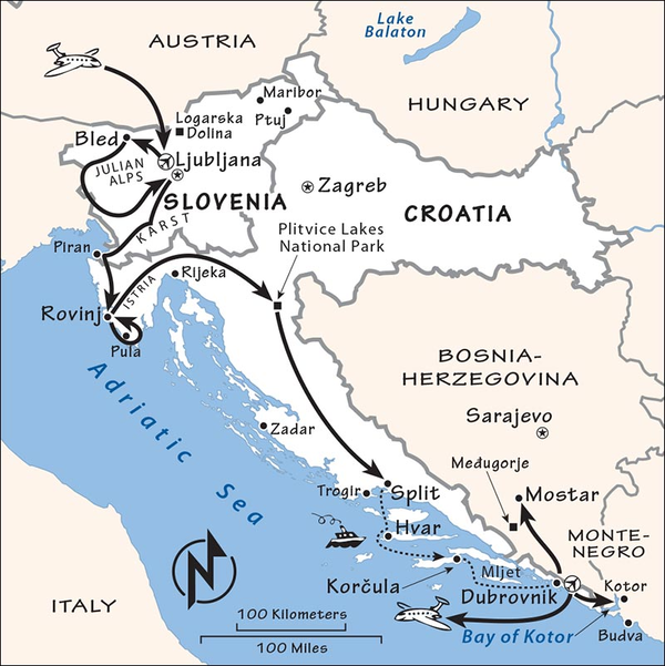 Бумажная книга «Rick Steves Croatia & Slovenia », автор Кэмерон Хьюитт - фото №1