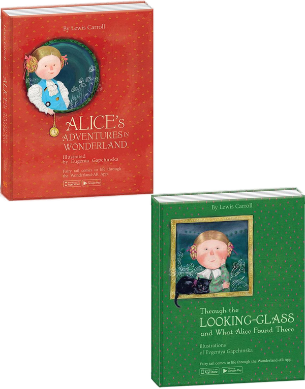 Бумажная книга «Alice's Adventures in Wonderland. Through the Looking-Glass and What Alice Found There (комплект із 2 книг)», автор Льюис Кэрролл - фото №1