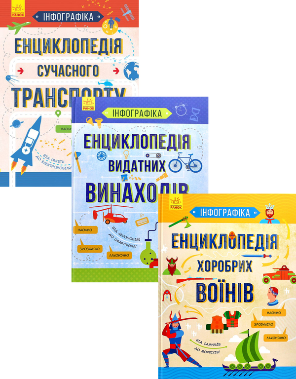 Паперова книга «Інфографіка (комплект із 3 книг)», авторів Святослав Єжелий, Тетяна Маслова, Артем Зібалов - фото №1