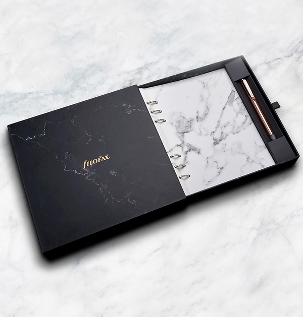 undefined «Подарочный набор Filofax Clipbook A5 Patterns Marble (149005)», бренда Filofax - фото №3 - миниатюра