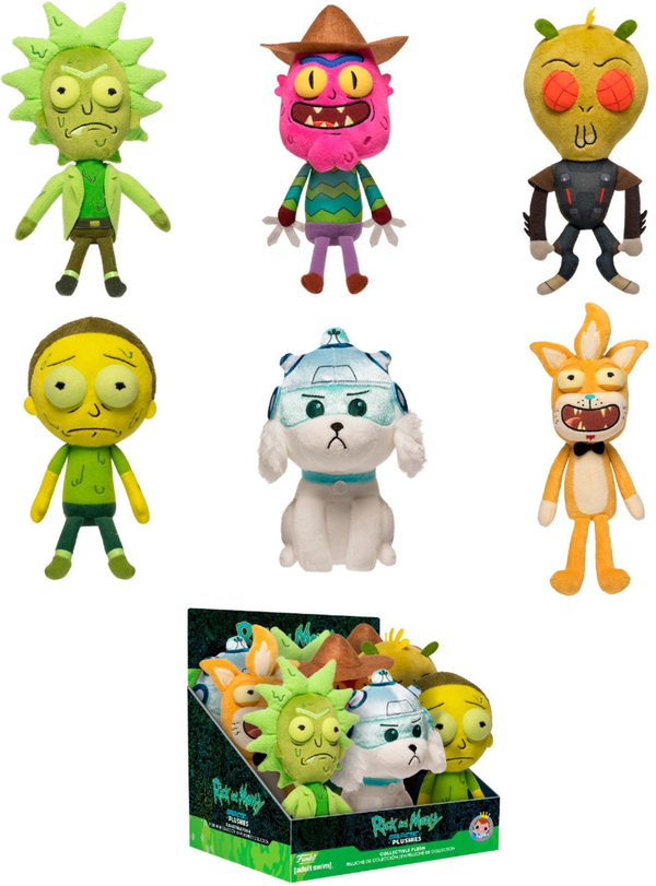 undefined «М'яка іграшка Funko Galactic Plushies Rick and Morty Plush Dolls Assortment Case of 9 (30118)», бренду Funko Pop - фото №1
