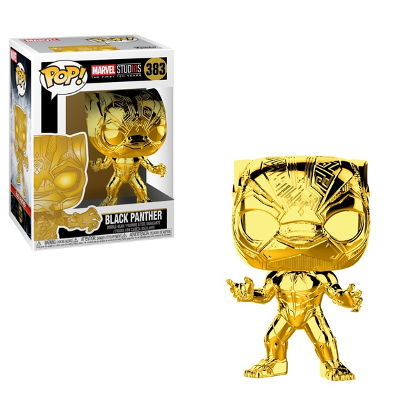  «Коллекционная фигурка Funko POP! Black Panther Chrome (FK33520)», бренда Funko Pop - фото №1