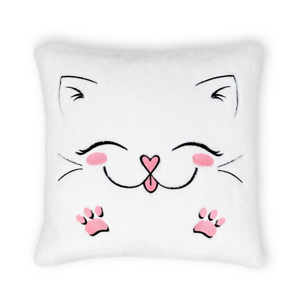  «Подушка декоративна WP Merchandise Котик обіймашка (FWPPILLOWCAT22WT0)», бренда WP Merchandise - фото №1