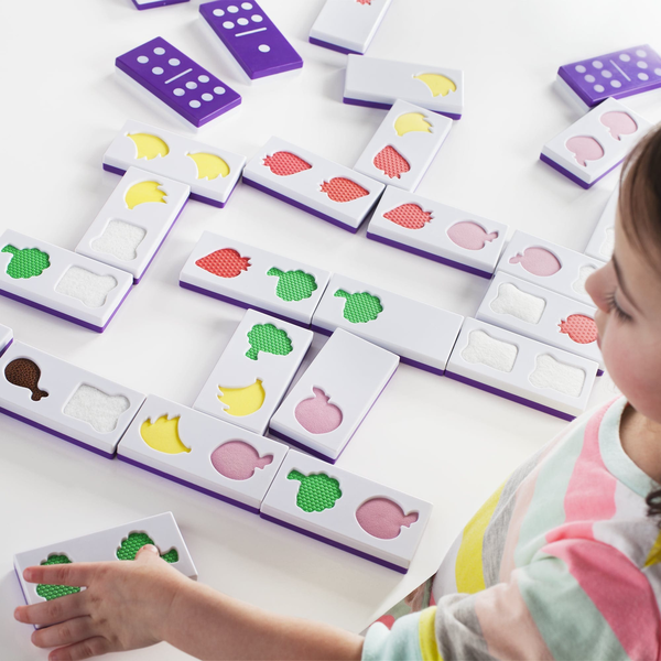  «Тактильное домино Guidecraft Manipulatives Продукты (G5056) », бренда Guidecraft - фото №1