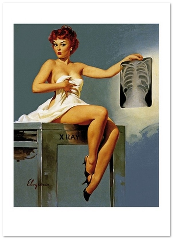 «Открытка Gil Elvgren — Inside story (GE76)», бренда Artistic Card - фото №1