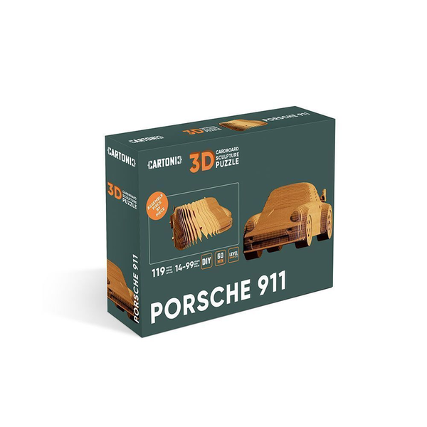  «Картонний конструктор Cartonic 3D Puzzle Porsche 911», бренда Cartonic - фото №1