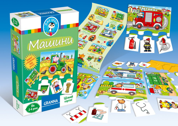  «Настольная игра Granna Машини (82067)», бренда Granna - фото №1