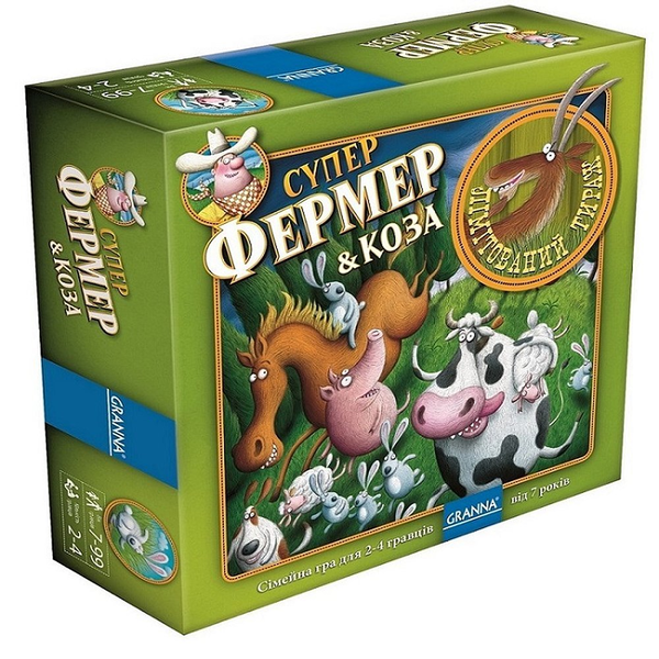  «Настольная игра Granna Суперфермер & Коза (83491)», бренда Granna - фото №1