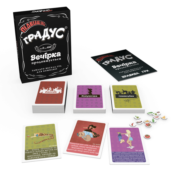  «Настольная игра для компании BombatGame Повышаем Градус (0035)», бренда BombatGame - фото №1
