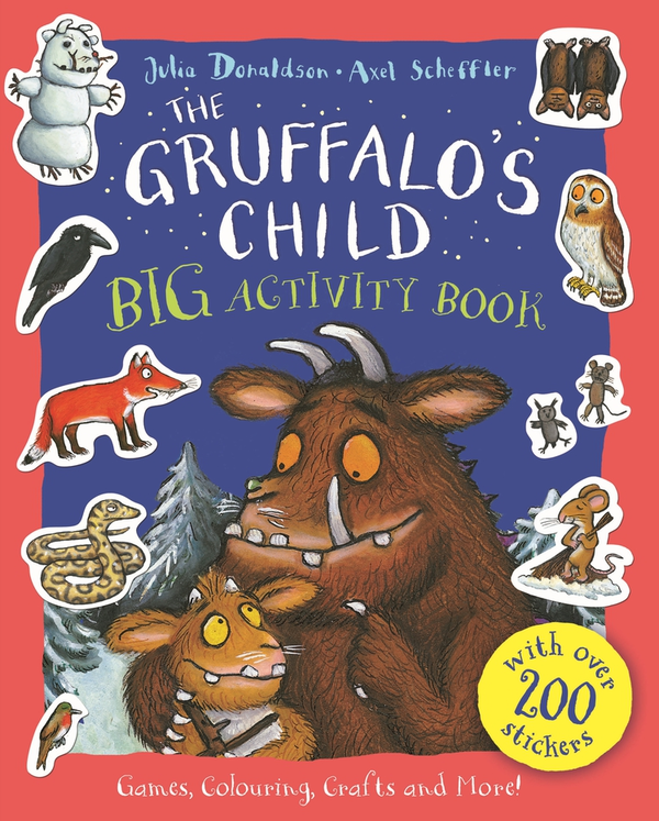 Бумажная книга «Gruffalos Child Big Activity Book with over 200 stickers», авторов Джулия Дональдсон, Аксель Шеффлер - фото №1