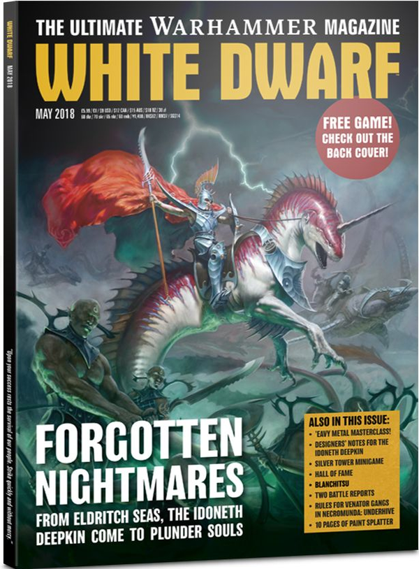  «White Dwarf May 2018 (60249999570)», бренда Games Workshop - фото №1