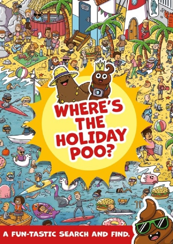 Бумажная книга «Where's the Holiday Poo?», автор Алекс Хантер - фото №1