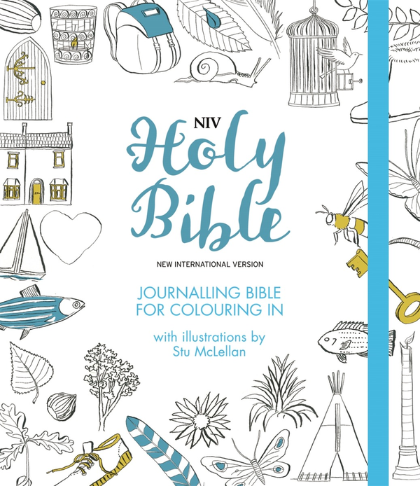 Бумажная книга «NIV Journalling Bible for Colouring In» - фото №1