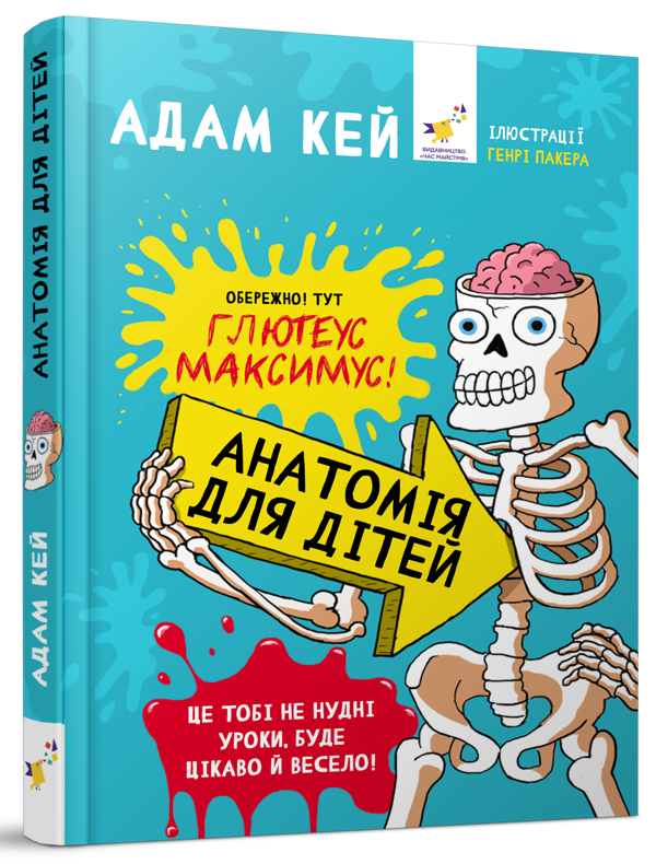 Паперова книга «Анатомія для дітей», автор Адам Кей - фото №1