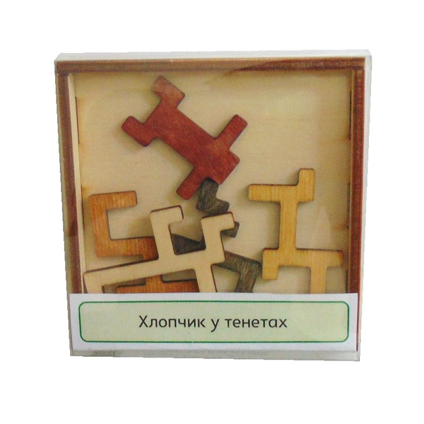  «Головоломка-укладка Крутиголовка Мальчик в сетях (0410)» - фото №1