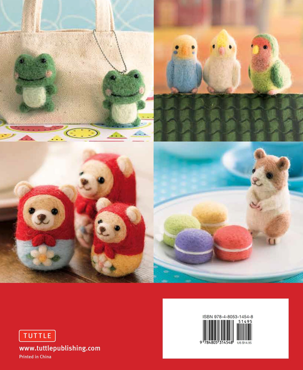 Паперова книга «Sweet & Simple Needle Felted Animals. A Step-By-Step Visual Guide», автор Сатіко Суса - фото №1
