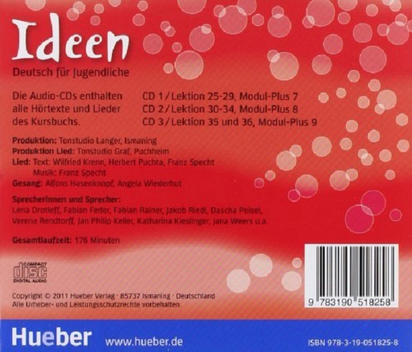 [object Object] «Ideen 3 - 3 Audio-CDs zum Kursbuch», авторов Вилфрид Кренн, Герберт Пухта - фото №2 - миниатюра
