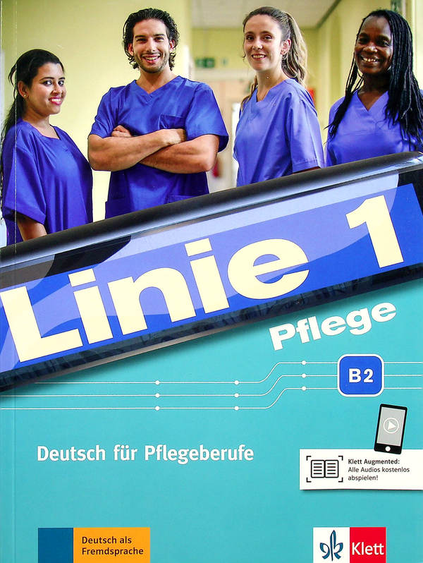 Бумажная книга «Linie 1 Pflege B2. Intensivtrainer mit Prüfungsvorbereitung+ Audios», автор Кристиан Болте-Костабье - фото №1