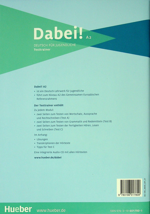 Бумажная книга «Dabei! A2: Testtrainer mit Audio-CD», автор Керстин Цюльсдорф - фото №1