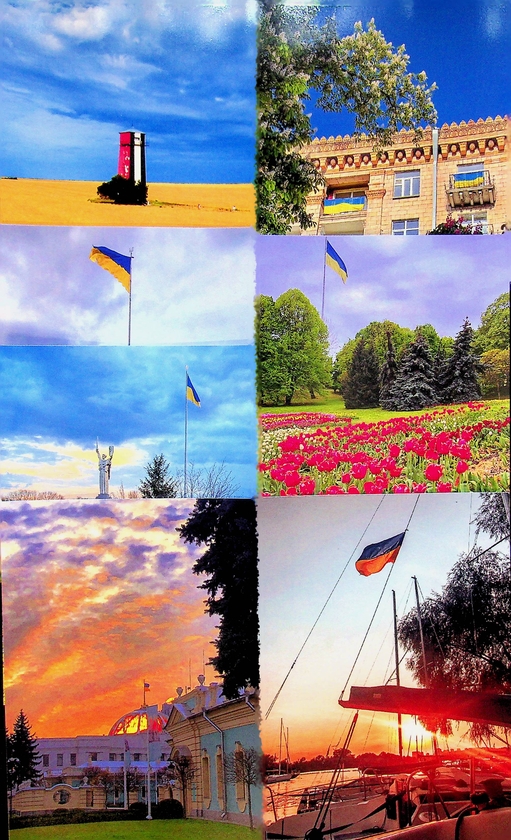 «Набір листівок "Прапор України" (P-1BU)», бренда CakeTravel - фото №1