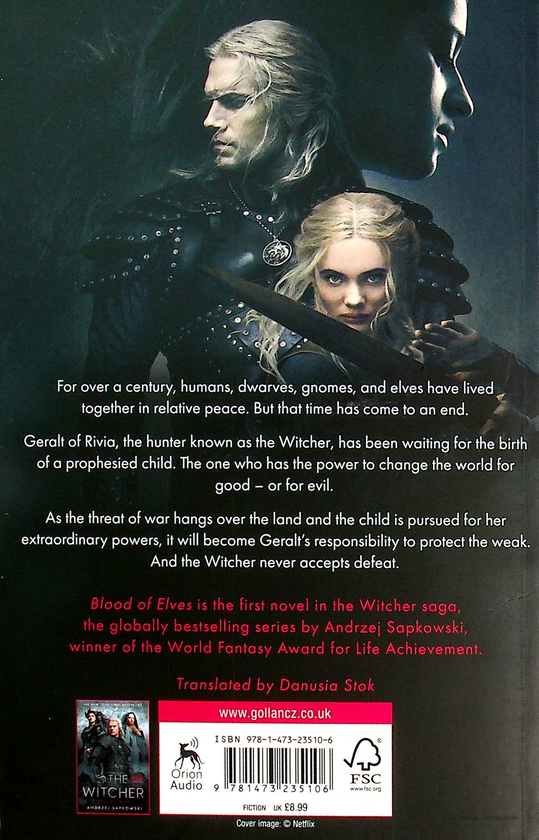 Паперова книга «Blood of Elves», автор Анджей Сапковський - фото №1