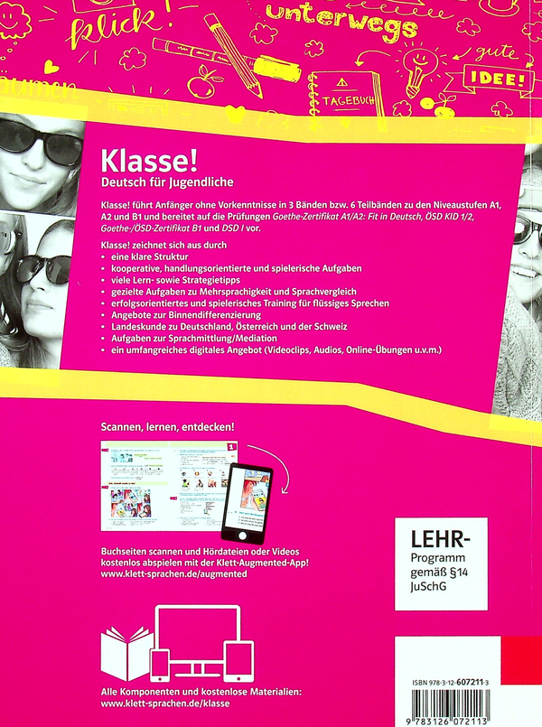 Бумажная книга «Klasse! B1.1 Kursbuch mit Audios und Videos», авторов Таня Майр-Зибер, Уте Койтан, Сара Флир, Беттина Швигер - фото №1