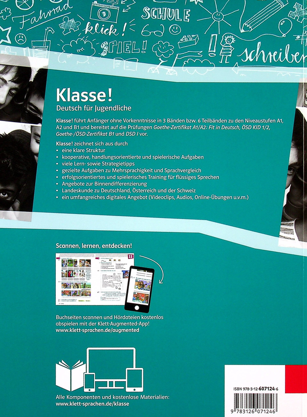 [object Object] «Klasse! A1.2 Übungsbuch mit Audios», авторів Таня Майр-Зібер, Уте Койтан, Сара Флір, Беттіна Швігер - фото №2 - мініатюра