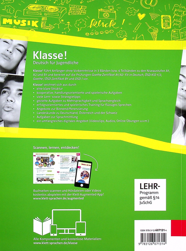 Бумажная книга «Klasse! A2 Kursbuch mit Audios und Videos online», авторов Таня Майр-Зибер, Уте Койтан, Сара Флир, Беттина Швигер - фото №1