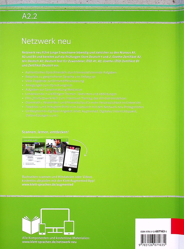 [object Object] «Netzwerk neu A2.2 Kurs- und Übungsbuch mit Audios und Videos», авторів Гелен Шмітц, Пол Руш, Таня Майр-Зібер, Стефані Денглер - фото №2 - мініатюра