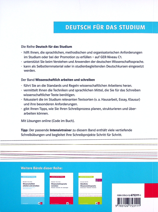 Паперова книга «Wissenschaftlich arbeiten und schreiben. Wissenschaftliche Standards und Arbeitstechniken - Wissenschaftlich formulieren - Textsorten», автор Надя Фюгерт - фото №1
