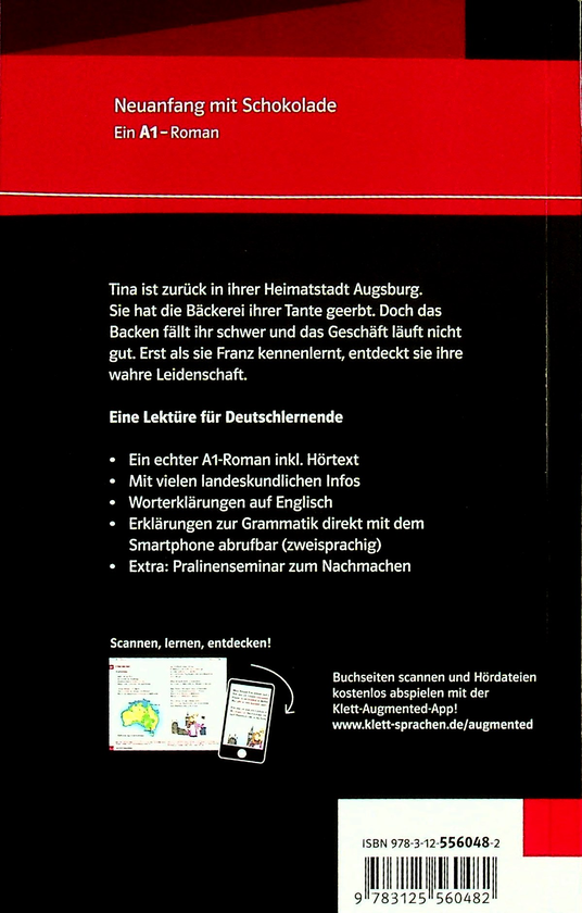 Паперова книга «Neuanfang mit Schokolade. Ein A1-Roman. Buch (+ Online)», автор Керолін Хінк - фото №1