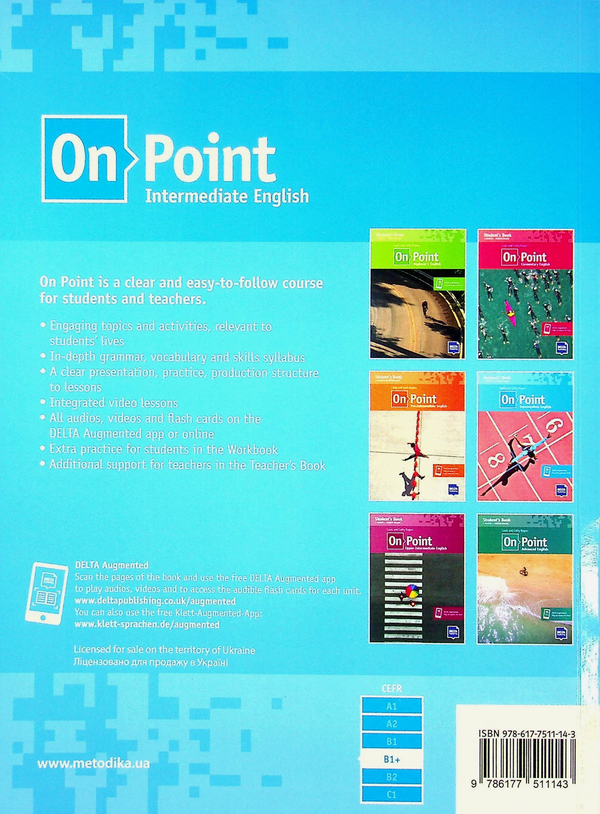 Бумажная книга «On Point B1+. Intermediate English. Student's book», авторов Луис Роджерс, Кэти Роджерс - фото №1
