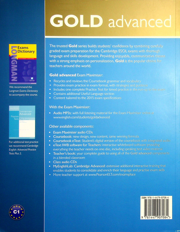 [object Object] «Gold Advanced 2015 Exam Maximiser +Online audio without Key», авторов Линда Эдвардс, Джеки Ньюбрук - фото №2 - миниатюра