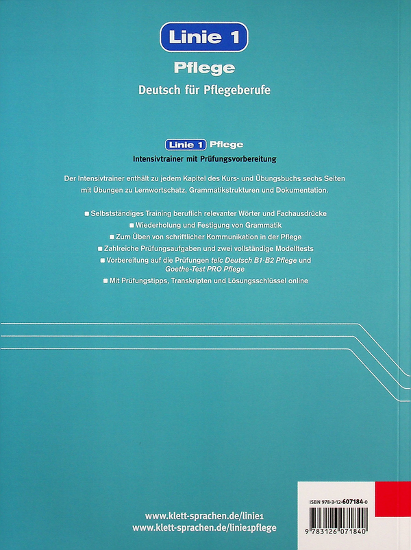 Бумажная книга «Linie 1 Pflege B2 Deutsch für Pflegeberufe», авторов Кристиан Болте-Костабье, Регина Гроссер - фото №1