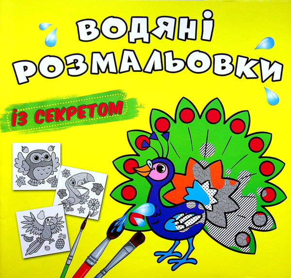 Книга Водяні розмальовки із секретом. Павич