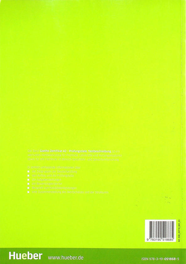[object Object] «Goethe-Zertifikat A2 – Prüfungsziele, Testbeschreibung», автор Міхаела Перлманн-Бальме - фото №2 - мініатюра