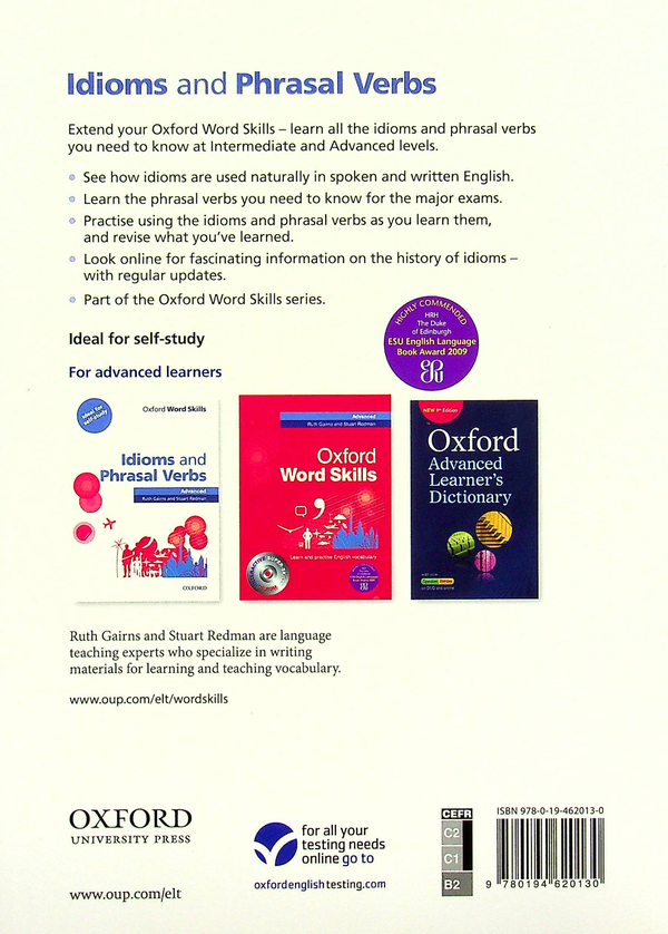 Паперова книга «Oxford Word Skills: Idioms And Phrasal Verbs Advanced Student Book With Key», авторів Ruth Gairns, Stuart Redman - фото №1